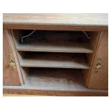 Wood Entertainment Stand