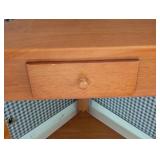 Petite Wood Corner Table