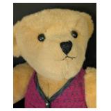 Pair of American Girl Bears including Vtg 1994 Retired Pleasant Company American Girl Teddy Bear Fully Jointed