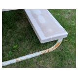 White Picnic Table