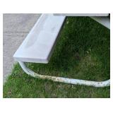 White Picnic Table