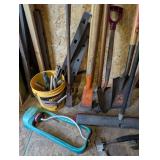 Assorted Shovels and Yard Tools