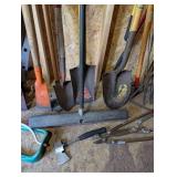 Assorted Shovels and Yard Tools