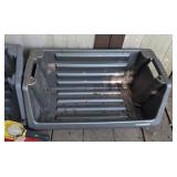 Pair of Husky Storage Totes with Hanging Lamp and Cord