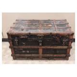 Large Antique Steamer Trunk