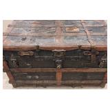 Large Antique Steamer Trunk