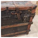 Large Antique Steamer Trunk