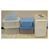 Assorted Plastic Storage Containers