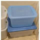 Assorted Plastic Storage Containers