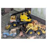 Vintage Tonka Jeep and Heavy Machinery