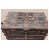 Large Antique Steamer Trunk