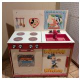 Vintage Disney Mickey Mouse Play Kitchen