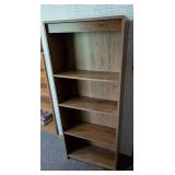 Tall Wooden Bookshelf