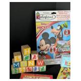 Assorted Vintage Disney Games and Toys