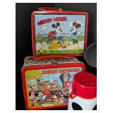 Disney Mickey Mouse Lunchboxes and Thermos