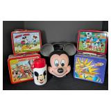 Disney Mickey Mouse Lunchboxes and Thermos