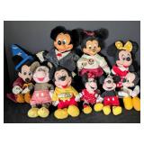 Vintage Mickey Mouse Plush Toys