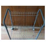 Small Grey Rolling Utility Cart