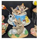 Charming Tails You Sizzle Figurine,  Fitz and Floyd Charming Tails Happy Halloween and More Charming Tails Figurines