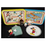 Disney Mickey Mouse Trays and Glasses