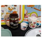 Disney Mickey Mouse Trays and Glasses