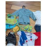 Assorted American Girl Doll Outfits and Shoes