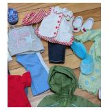 Assorted American Girl Doll Outfits and Shoes