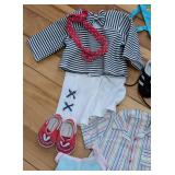 Assorted American Girl Doll Outfits and Shoes