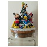 Assorted Disney Figurines and Globes including Disney Snow White, Cinderella, and Sleeping Beauty Christmas Tree