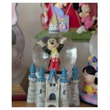Assorted Disney Figurines and Globes including Disney Snow White, Cinderella, and Sleeping Beauty Christmas Tree