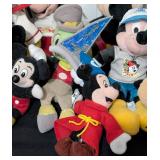 Large Variety of Small Disney Plush Toys