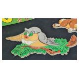 Vintage Disney Toys and Bambi Wall Decor