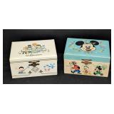 Pair of Vintage Disney Music Boxes