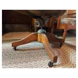 Solid Antique Desk With Chair BRING HELP TO MOVE