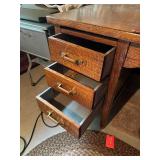 Solid Antique Desk With Chair BRING HELP TO MOVE