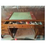 Solid Antique Desk With Chair BRING HELP TO MOVE