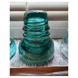 Lot of (8) Glass Insulators