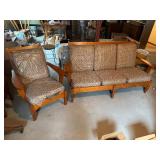 Vintage Couch & Matching Chair BRING HELP TO MOVE