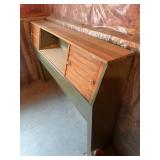 Mid Century Bookcase/Headboard BRING HELP TO MOVE