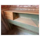 Mid Century Bookcase/Headboard BRING HELP TO MOVE