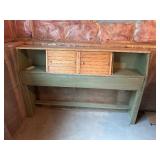 Mid Century Bookcase/Headboard BRING HELP TO MOVE