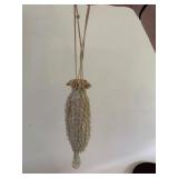 Vintage Ladies Hand Sewn Pouch Purse & Flower Headbands