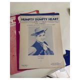 Vintage Business Case & Sheet Music