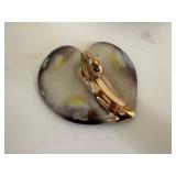 Vintage Carstens Tonnieshof W. Germany Art Pottery Covered Heart Bowl Dish