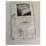 Vintage Jabara English Holly Christmas Tablecloth