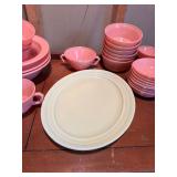 Hazel Atlas Moderntone Platonite Pastel Dish Set