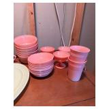 Hazel Atlas Moderntone Platonite Pastel Dish Set