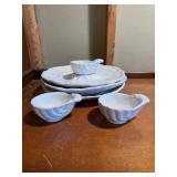 Italy Porcelain Oyster Dish Set