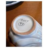 Italy Porcelain Oyster Dish Set