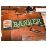 Vintage Banker Items